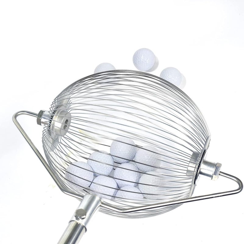 ASENVER Golf Ball Collector Picker Upper Table Tennis Ball Retriever Hold Up to 40 Balls - Image 3